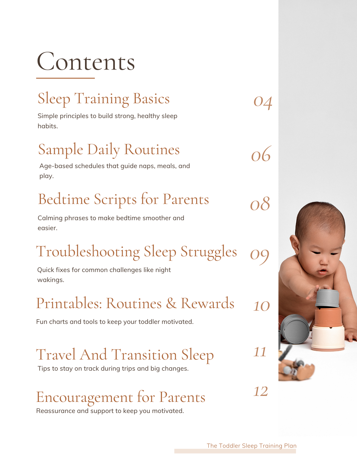 The Toddler Sleep Training Plan PDF