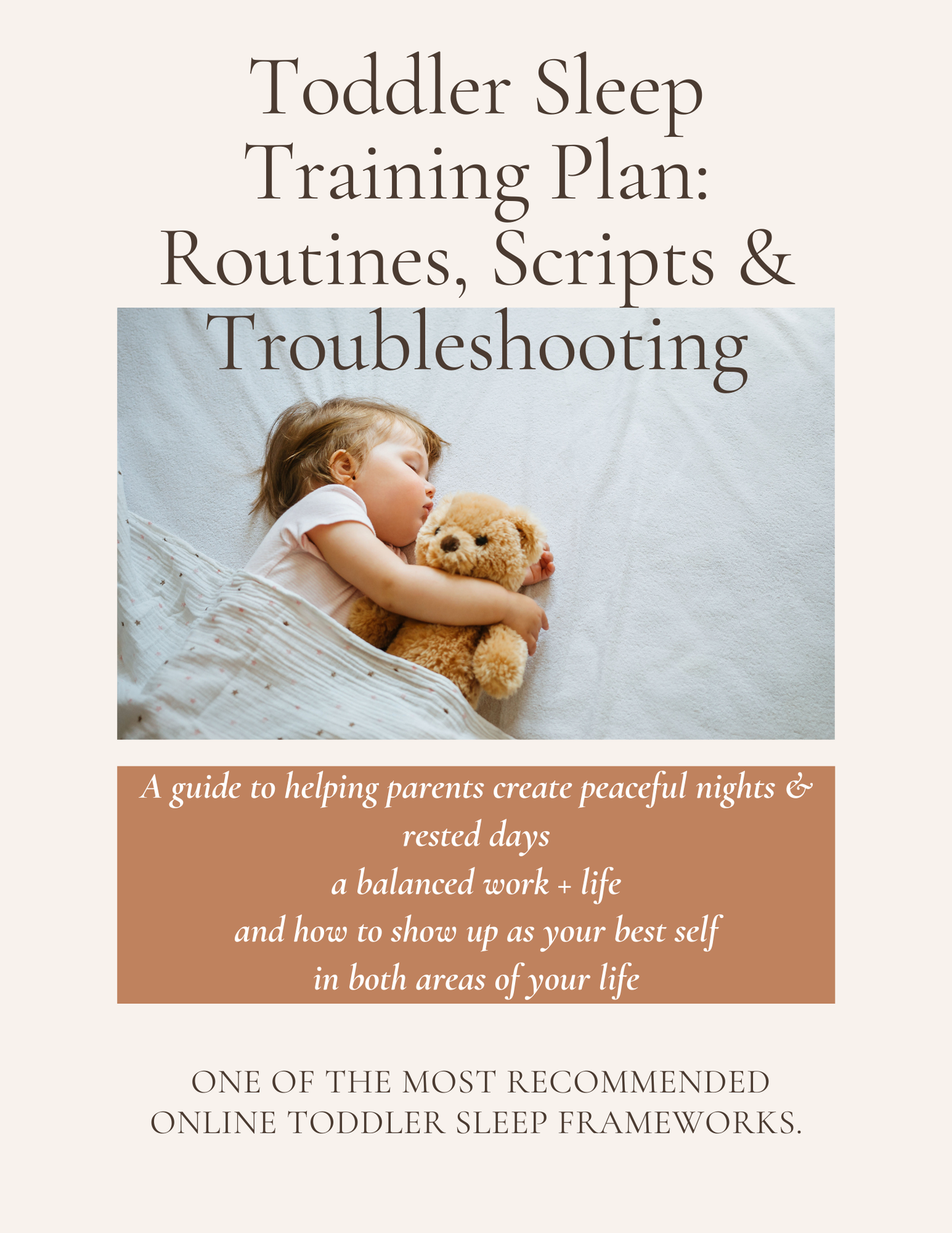 The Toddler Sleep Training Plan PDF